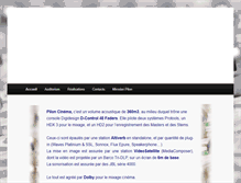 Tablet Screenshot of pilon-cinema.com